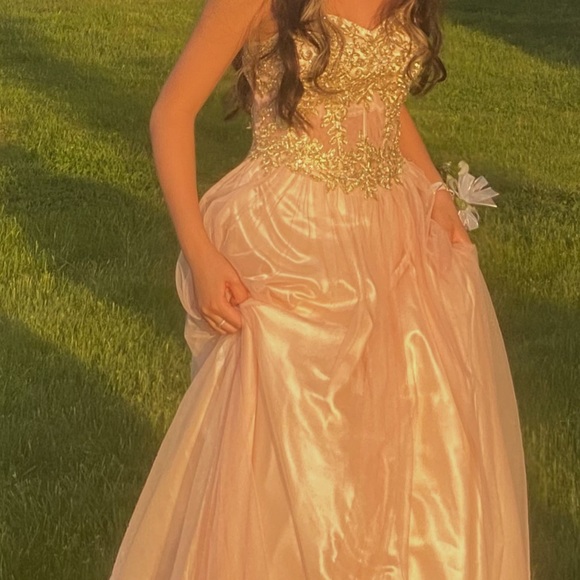 Corset Prom Dress - Picture 5 of 7